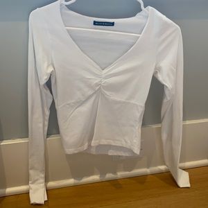 brandy melville white longsleeve